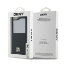 DKNY nakładka do Samsung Galaxy Z Flip6 DK000225 czarna Repeat Pattern Stack Logo