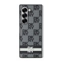 DKNY nakładka do Samsung Galaxy Z Fold6 DK000228 czarna Chequered Pattern Printed Stripes