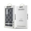 DKNY nakładka do Samsung Galaxy Z Fold6 DK000228 czarna Chequered Pattern Printed Stripes