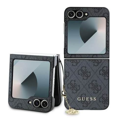 Guess nakładka do Samsung Galaxy Z Flip6 GUE003748 czarna 4G Charm