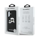 Karl Lagerfeld KLHMP16MSKCHPPLK iPhone 16 Plus czarny/black HC MagSafe Sil Double Heads Print