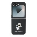 Karl Lagerfeld nakładka do Samsung Galaxy Z Flip6 KF002200 czarna Saffiano Metal Pin