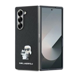 Karl Lagerfeld nakładka do Samsung Galaxy Z Fold6 KF002203 czarna Saffiano Metal Pin