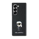 Karl Lagerfeld nakładka do Samsung Galaxy Z Fold6 KF002204 czarna Saffiano Ikonik Pin