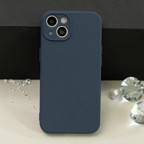 Nakładka Silicon do Samsung Galaxy M35 5G ciemnoniebieska