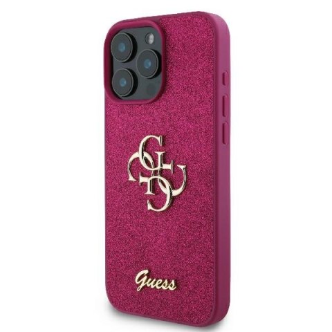 Guess GUHCP16XHG4SGU iPhone 16 Pro Max 6.9" fioletowy/lpurple hardcase Fixed Glitter Big 4G