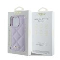 Guess GUHCP16XPSQSQSU iPhone 16 Pro Max 6.9" jasnofioletowy/light purple hardcase Quilted Metal Logo