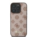 Guess GUHMP16XPGPYSW iPhone 16 Pro Max 6.9" brązowy/brown hardcase Peony Script MagSafe