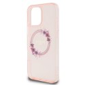 Guess GUHMP16LHFWFCP iPhone 16 Pro 6.3" różowy/pink hardcase IML Flowers Wreath MagSafe