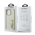 Karl Lagerfeld KLHCP16LPFMFBKMD iPhone 16 Pro 6.3" złoty/gold hardcase Metal Signature