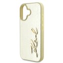 Karl Lagerfeld KLHCP16SPFMFBKMD iPhone 16 6.1" złoty/gold hardcase Metal Signature