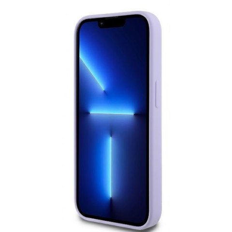 Karl Lagerfeld KLHMP14XSCMKCRHU iPhone14 Pro Max 6.7" purpurowy/purple hardcase Silicone Karl&Choupette Heads Ring MagSafe