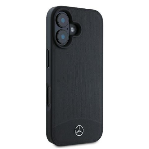 Mercedes MEHMP16S23RBARK iPhone 16 6.1" czarny/black hardcase Textured And Plain Leather MagSafe Mercedes MEHMP16S23RBARK iPhone 16 6.1" czarny/black hardcase Textured And Plain Leather MagSafe