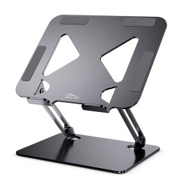 LAPTOP STAND - Regulowana, ergonomiczna podstawka pod laptopa 10-17 cali. Masywna, stalowa konstrukcja połączona z antypoślizgow