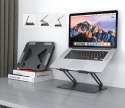 LAPTOP STAND - Regulowana, ergonomiczna podstawka pod laptopa 10-17 cali. Masywna, stalowa konstrukcja połączona z antypoślizgow