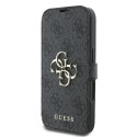 Guess GUBKP16S4GMGGR iPhone 16 6.1" czarny/black book 4G Metal Logo