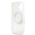 Guess GUHMP16MHFWFCT iPhone 16 Plus 6.7" przeźroczysty/transparent hardcase IML Flowers Wreath MagSafe