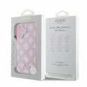 Guess nakładka do iPhone 16 6,1" GUHMP16SPGPYSP różowa hardcase Peony Script MagSafe