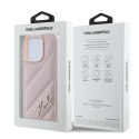 Karl Lagerfeld KLHCP16XPQDSMGP iPhone 16 Pro Max 6.9" różowy/pink hardcase Quilted Signature