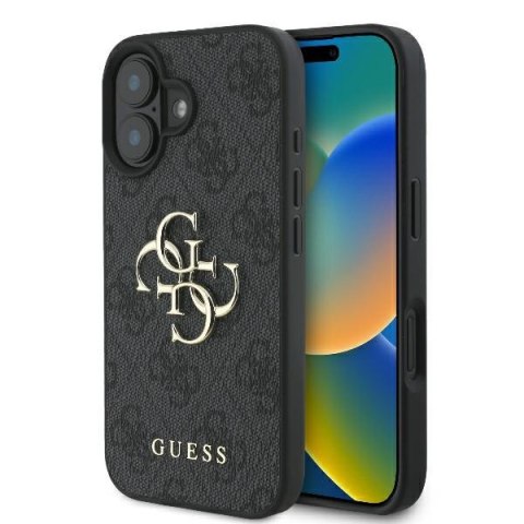 Guess nakładka 4G Big Logo do iPhone 16 6,1" GUHCP16S4GMGGR czarna