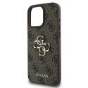 Guess nakładka 4G Big Logo do iPhone 16 Pro 6,3" GUHCP16L4GMGBR brązowa