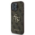 Guess nakładka 4G Big Logo do iPhone 16 Pro Max 6,9" GUHCP16X4GMGBR brązowa