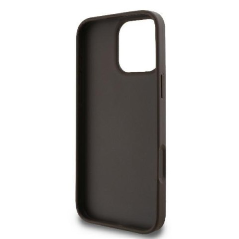 Guess nakładka 4G Big Logo do iPhone 16 Pro Max 6,9" GUHCP16X4GMGBR brązowa