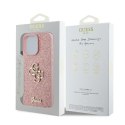 Guess nakładka Fixed Glitter Big 4G do iPhone 16 Pro 6,3" GUHCP16LHG4SGP różowa