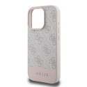 Guess nakładka do iPhone 16 Pro Max 6,9" GUHCP16XG4GLPI różowa hardcase 4G Bottom Stripe