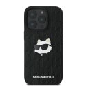 Karl Lagerfeld KLHCP16XPGKLCHPK iPhone 16 Pro Max 6.9" czarny/black hardcase Monogram Choupette Head Pin