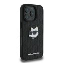 Karl Lagerfeld KLHCP16XPGKLCHPK iPhone 16 Pro Max 6.9" czarny/black hardcase Monogram Choupette Head Pin