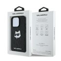 Karl Lagerfeld KLHCP16XPGKLCHPK iPhone 16 Pro Max 6.9" czarny/black hardcase Monogram Choupette Head Pin