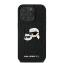 Karl Lagerfeld KLHCP16XPGKLKCPK iPhone 16 Pro Max 6.9" czarny/black hardcase Monogram Karl&Chaoupette Head Pin