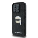 Karl Lagerfeld KLHCP16XPGKLKIPK iPhone 16 Pro Max 6.9" czarny/black hardcase Monogram Karl Head Pin