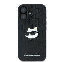 Karl Lagerfeld KLHCP16SPGKLCHPK iPhone 16 6.1" czarny/black hardcase Monogram Choupette Head Pin