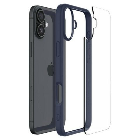 Spigen Ultra Hybrid iPhone 16 navy blue/granatowy ACS08202