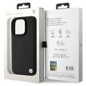 BMW BMHCP16XSLLBK iPhone 16 Pro Max 6.9" czarny/black hardcase Leather Hot Stamp