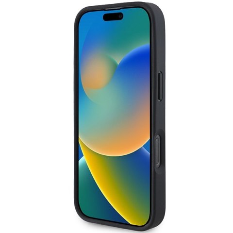 BMW BMHMP16L23PUPDK iPhone 16 Pro 6.3" czarny/black hardcase M Perforated Tricolor Line MagSafe