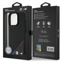 BMW BMHMP16L23PUPDK iPhone 16 Pro 6.3" czarny/black hardcase M Perforated Tricolor Line MagSafe