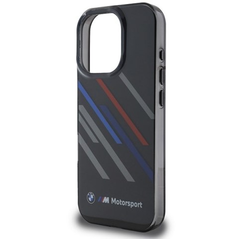 BMW BMHCP16L23HTRAK iPhone 16 Pro 6.3" czarny/black hardcase Motosport IML Random Stripes