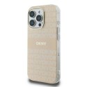 DKNY DKHMP16XHRHSEP iPhone 16 Pro Max 6.9" różowy/pink hardcase Repeat Texture Pattern With Stripe