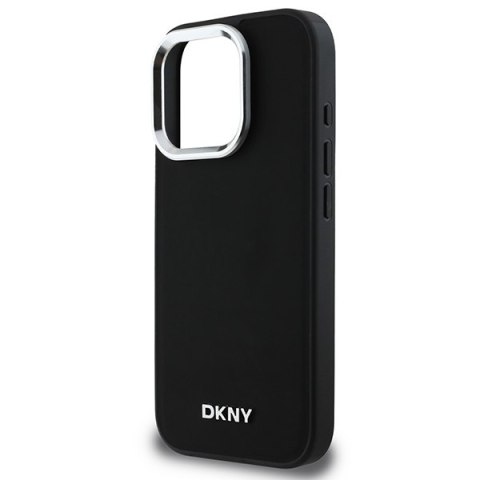 DKNY DKHMP16LPSCMCLK iPhone 16 Pro 6.3" czarny/black hardcase Plain Silver Logo MagSafe