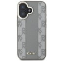 DKNY DKHMP16SPCPVSLE iPhone 16 6.1" beżowy/beige hardcase Checkered Pattern Magsafe