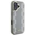 DKNY DKHMP16SPCPVSLE iPhone 16 6.1" beżowy/beige hardcase Checkered Pattern Magsafe