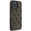 Guess GUHCP16XG4GFBR iPhone 16 Pro Max 6.9" brązowy/brown hard case 4G Classic