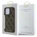 Guess GUHCP16XG4GFBR iPhone 16 Pro Max 6.9" brązowy/brown hard case 4G Classic