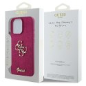 Guess GUHCP16LHG4SGU iPhone 16 Pro 6.3" fioletowy/purple hardcase Glitter Script Big 4G