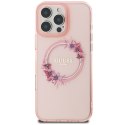 Guess GUHMP16XHFWFCP iPhone 16 Pro Max 6.9" różowy/pink hardcase IML Flowers Wreath MagSafe