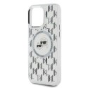 Karl Lagerfeld KLHMP15XHMCKMHT iPhone 15 Pro Max 6.7" przezroczysty/transparent IML Monogram Karl&Choupette Head MagSafe