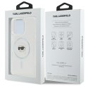 Karl Lagerfeld KLHMP16LHLSKIH iPhone 16 Pro 6.3" biały/white hardcase IML Metal Karl Head MagSafe